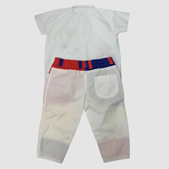 VTG KIDOKO Robot Dino Baby Shirt Pants Shorts Set 12M 18M Korea OOAK VBC - Picture 2 of 6